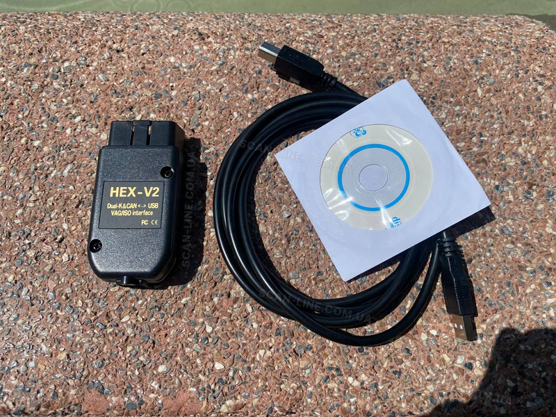 Автосканер ВАСЯ диагност 24.7 (Vag Сom HEX V2) VCDS ВАСЯ 24.7 фото